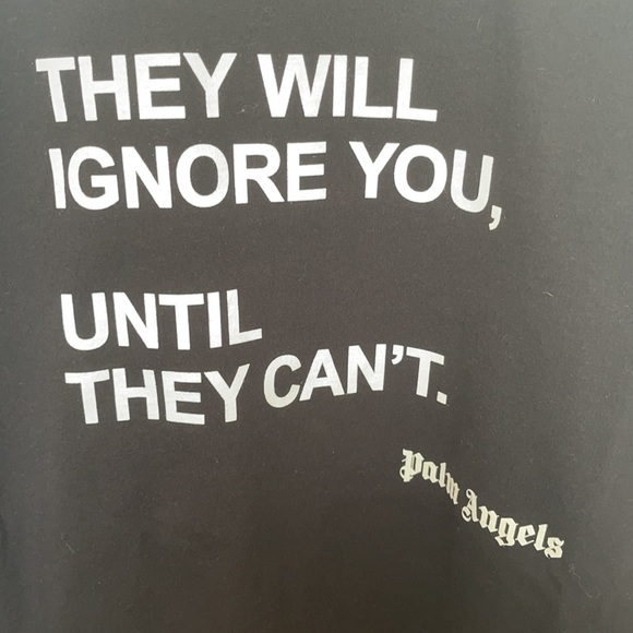 Men’s Palm Angels Black Graphic Tee Shirt - Large - Picture 3 of 4